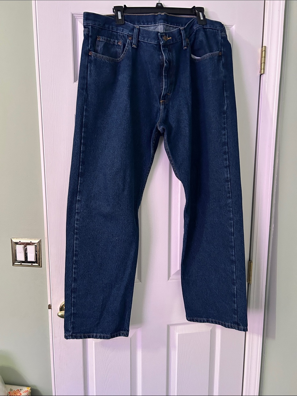 Wrangler Indigo Straight-Leg Men's Jeans